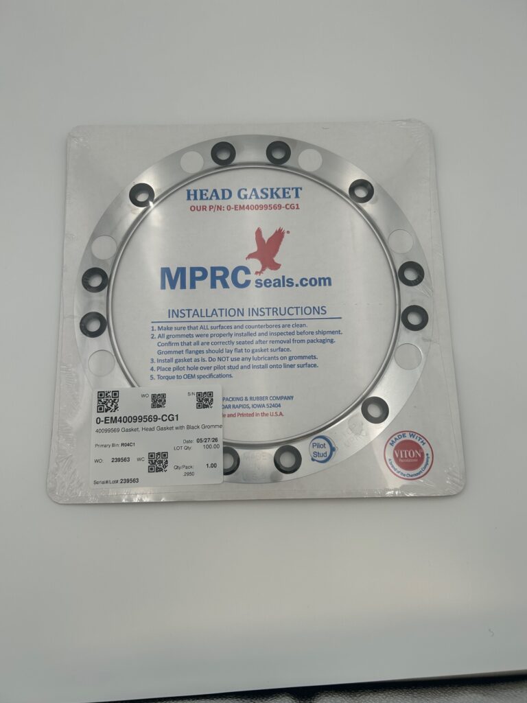 MPRC 40099569 EMD head gasket with installation instructions