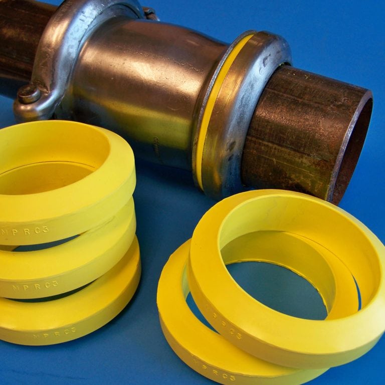 MPRC coupling seals for fluid and air transport lines